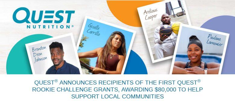 Quest Announces Recipients of the First Quest Rookie Challenge