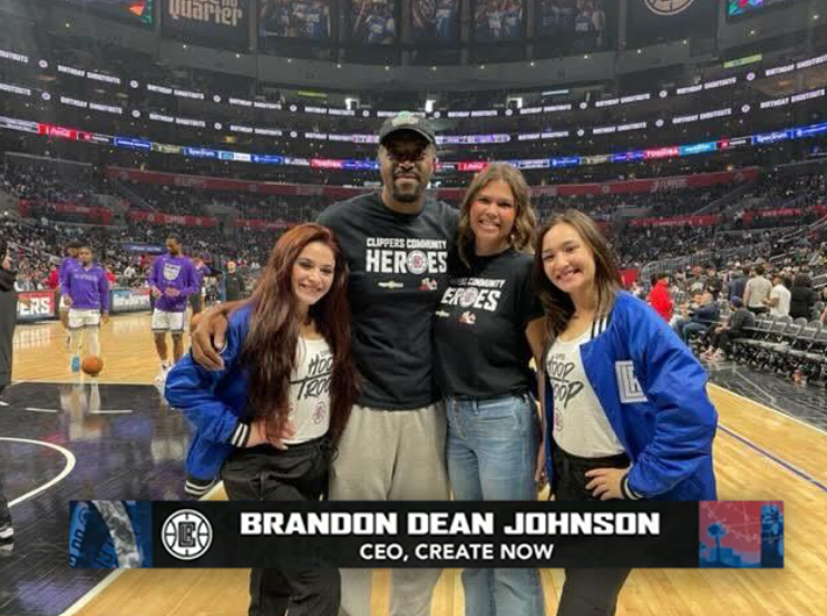 LA Clippers Honors Brandon, Create Now CEO