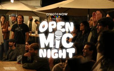 First-ever Open Mic Night